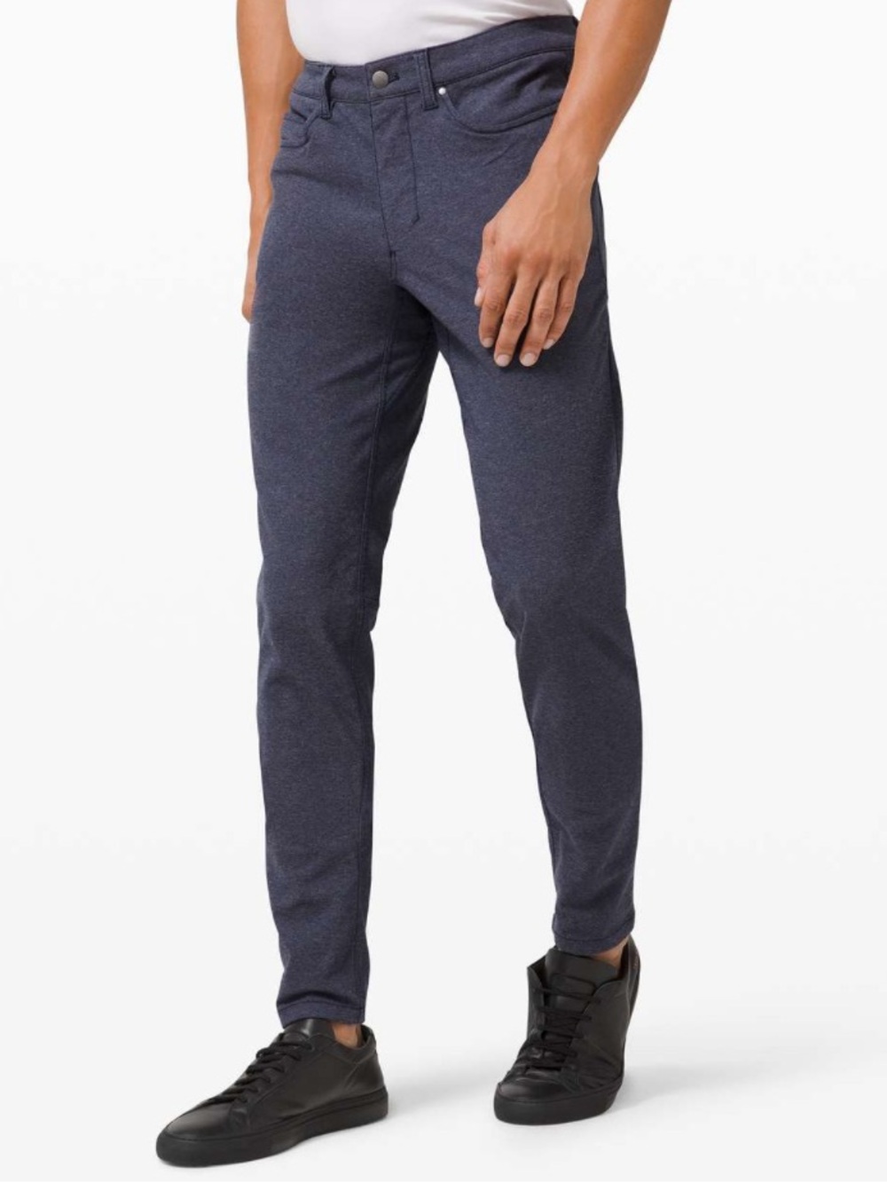 Lululemon ABC Pant Skinny *Tech Canvas 
Heathered Deep Navy